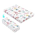 3 Inch Mid-fold 38x26 Mini Crib Mattress, No Gaps Edge Reinforcement High Density Foam, Fits Mini Crib, Odorless and Steady, Certipur-us and Oeko -tex Certified, Princess