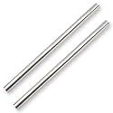 3 Inch Straight DIY Custom Mandrel Exhaust Pipe Tube Pipe, 35 Inch Length, 3'' OD Mandrel Straight Pipe, T304 Stainless Steel, Universal Fitment - 2PCS