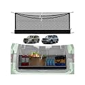3-Layer Cargo Net for Honda Passport/Pilot 2023-2026, Zoned Storage Netting