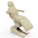 3 Motor Electric Chair/Bed, Aluminum Hydraulic System for Medical Treatment Exam, Facial, Spa, Eyelash, Tattoo, Podiatry Treatment Beauty Massage, Hand Remote Controlled Adjustable (Beige Gray)