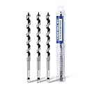 3 Pack 5/16" X 6.1" Auger Bit for Wood, 8x155mm Hex Long Auger Drill Bit