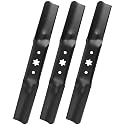 3 Pack 54" Deck Medium Lift Replacement Mower Blades for Tr oy-Bi lt M T D, Fits RZT-L54 XT1 XT2, Replace 942-05056a 942-05056 742-05056a