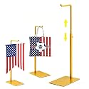 3-Pack Adjustable Purse Display Stands,Gold Handbag Display Stands