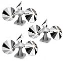3 Pack Bird Scare Reflective Device, Wind Spinner with ABS Base