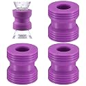 3 Pack Bottle Transfer Connector Emptying Kit Soap &amp; Lotion Bottles, Purple