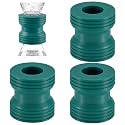 3 Pack Bottle Transfer Connector Emptying Kit Soap &amp; Lotion Bottles, Green