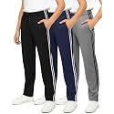 3 Pack Boy's Mesh Open Bottom Sweatpants Athletic Track Pants Teens Kids