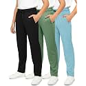 3 Pack Boy's Mesh Open Bottom Sweatpants Athletic Track Pants Teens Kids