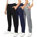 3 Pack Boy's Mesh Open Bottom Sweatpants Athletic Track Pants Teens Kids