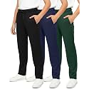 3 Pack Boy's Mesh Open Bottom Sweatpants Athletic Track Pants Teens Kids
