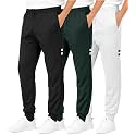 3 Pack Boys' Tricot Joggers Athletic Sweatpants Pants Sports Kids Pockets