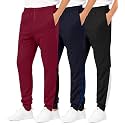 3 Pack Boys' Tricot Joggers Athletic Sweatpants Pants Sports Kids Pockets