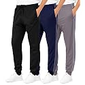 3 Pack Boys' Tricot Joggers Athletic Sweatpants Pants Sports Kids Pockets