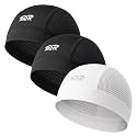 3-Pack Breathable Mesh Skull Cap Sweat Control Helmet Liner