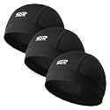 3-Pack Breathable Mesh Skull Cap Sweat Control Helmet Liner