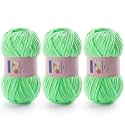 Chunky Chenille Yarn for Crocheting, #6 Green Baby Blanket Yarn for Crochet