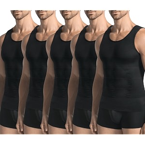 3 Pack Compression Shirt Men Body Shaper