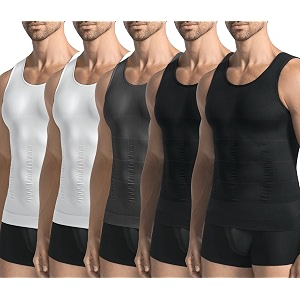3 Pack Compression Shirt Men Body Shaper