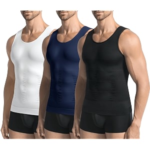 3 Pack Compression Shirt Men Body Shaper