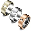 3 Pack Cover Compatible with Oura Ring Gen 4/Oura Ring Gen 3 Horizon/Heritage, Support Charging with Cover on, Anti-Scratch TPU Protector for Men Women (Size 13, Silver+Rose+Champagne)