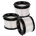(3 Pack) DCV501HB Replacement Filters for DEWALT DCV501HB 20V Cordless Handheld Vacuum, HEPA Filters Kit, Replacement Filter Parts Accessories, Compared to Part # DCV5011H