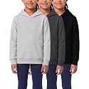 3 Pack Girls' Fleece Pullover Hoodies Sweatshirts Sweaters Kids Teens Tops