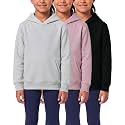 3 Pack Girls' Fleece Pullover Hoodies Sweatshirts Sweaters Kids Teens Tops