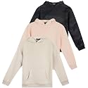 3 Pack Girls' Fleece Pullover Hoodies Sweatshirts Sweaters Kids Teens Tops