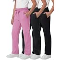 3 Pack Girls' Fleece Sweatpants Open Bottom Pants Kids Teens Tween School