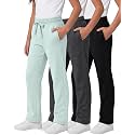 3 Pack Girls' Fleece Sweatpants Open Bottom Pants Kids Teens Tween School
