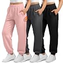 3 Pack Girls Fleece Sweatpants Thermal Joggers Pants