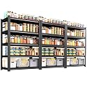 3 Pack Heavy Duty Garage Shelving, Adjustable Metal Rack, 35 x 16 x 71 in