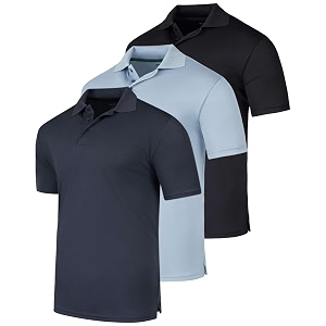 3 PackMens Quick Dry Fit Polo Shirt