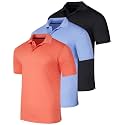 3 PackMens Quick Dry Fit Polo Shirt