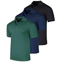3 PackMens Quick Dry Fit Polo Shirt