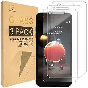 3-pack-mr shield for lg aristo 2 tempered glass screen protector japan glass with 9h hardness with lifetime replacement warranty