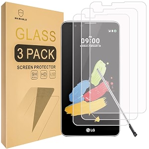 3-pack-mr shield for lg g stylo 2  lg stylo 2 tempered glass screen protector with lifetime replacement warranty