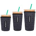 Reusable Insulator Neoprene Sleeve for Iced Coffee &amp; Cold Soda