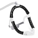 3 Pack Satin CPAP Strap Covers Soft, CPAP Hair Protector for Women, Universal and Comfort CPAP Mask Strap Covers Fit CPAP Dreamwear Headgear Strap for Reducing Red Marks and Hair Pulling (Black)