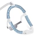3 Pack Satin CPAP Strap Covers, CPAP Mask Frame Covers, Sky Blue CPAP Mask Cushions, CPAP Headgear Cover for DreamWear or AirFit Protect Hair Reducing Red Marks and Hair Pulling CPAP Hair Protector