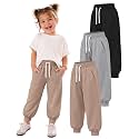 3 Pack Toddler Girls' Sweatpants Kids Jogger Pants