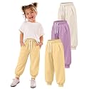 3 Pack Toddler Girls' Sweatpants Kids Jogger Pants