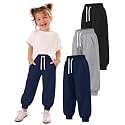 3 Pack Toddler Girls' Sweatpants Kids Jogger Pants