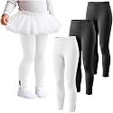 3 Pack Toddler Girls Cotton Leggings Bow Tight Pants