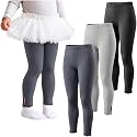 3 Pack Toddler Girls Cotton Leggings Bow Tight Pants