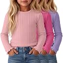 3 Pack Toddler Girls Cute Long Sleeve