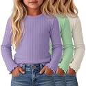 3 Pack Toddler Girls Cute Long Sleeve