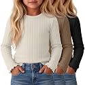 3 Pack Toddler Girls Cute Long Sleeve
