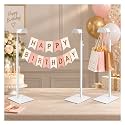 3 Pack White Purse Stand, Adjustable Handbag Display Stand with Stable Base