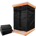 3 Pack Winter Bee Hive Wrap for 8 and 10 Frame Hives, Adjustable Beehive Wrap Beekeeping Supplies, 600D Oxford Insulated Cover, Waterproof, Windproof, Lightweight, Eco-Friendly, Reusable